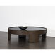 Brunetto 55 X 15 inch Distressed Brown Coffee Table, Large